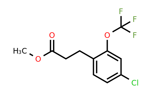 1261502-75-3 | Methyl 3-(4'-chloro-2'-(trifluoromethoxy)phenyl)propionate