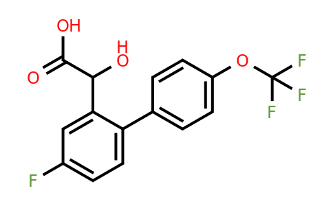 1261502-80-0 | (4-Fluoro-4'-(trifluoromethoxy)biphenyl-2-yl)-hydroxyacetic acid