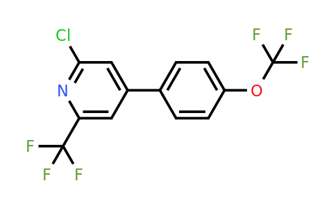 1261502-81-1 | 2-Chloro-4-(4-(trifluoromethoxy)phenyl)-6-(trifluoromethyl)pyridine