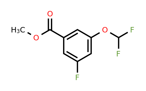 1261503-04-1 | Methyl 3-(difluoromethoxy)-5-fluorobenzoate