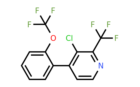 1261503-10-9 | 3-Chloro-4-(2-(trifluoromethoxy)phenyl)-2-(trifluoromethyl)pyridine