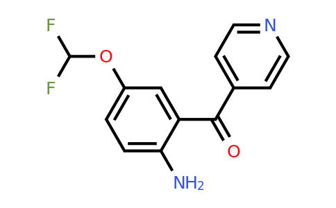 1261503-84-7 | 4-(2-Amino-5-(difluoromethoxy)benzoyl)pyridine