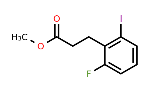 1261503-85-8 | Methyl 3-(2'-fluoro-6'-iodophenyl)propionate