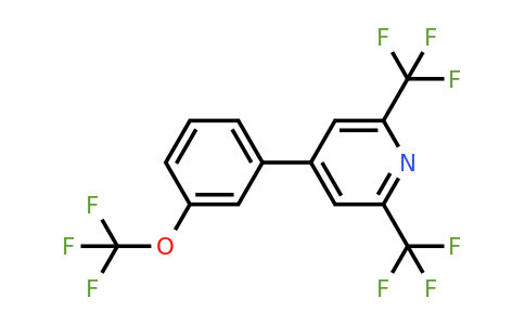 1261504-16-8 | 2,6-Bis(trifluoromethyl)-4-(3-(trifluoromethoxy)phenyl)pyridine
