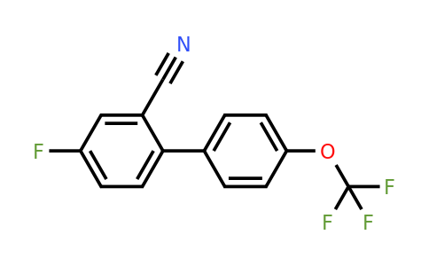 1261504-21-5 | 2-Cyano-4-fluoro-4'-(trifluoromethoxy)biphenyl