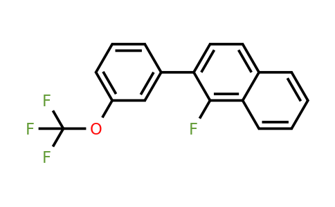 1261504-45-3 | 1-Fluoro-2-(3-(trifluoromethoxy)phenyl)naphthalene