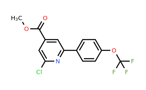1261504-53-3 | Methyl 2-chloro-6-(4-(trifluoromethoxy)phenyl)isonicotinate
