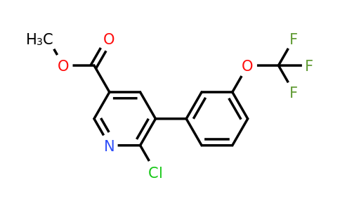 1261504-77-1 | Methyl 6-chloro-5-(3-(trifluoromethoxy)phenyl)nicotinate