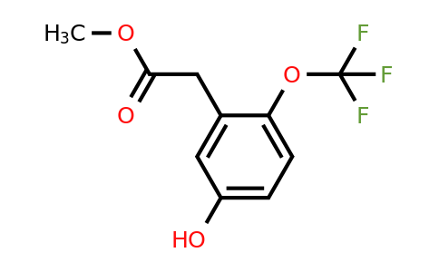1261504-84-0 | Methyl 5-hydroxy-2-(trifluoromethoxy)phenylacetate
