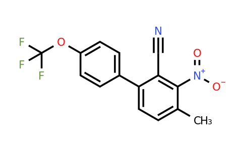 1261506-02-8 | 4-Methyl-2-Cyano-3-nitro-4'-(trifluoromethoxy)biphenyl