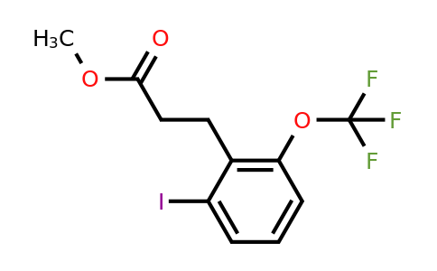 1261506-13-1 | Methyl 3-(2'-iodo-6'-(trifluoromethoxy)phenyl)propionate