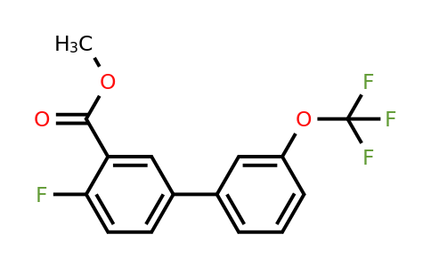 1261506-18-6 | Methyl 4-fluoro-3'-(trifluoromethoxy)biphenyl-3-carboxylate