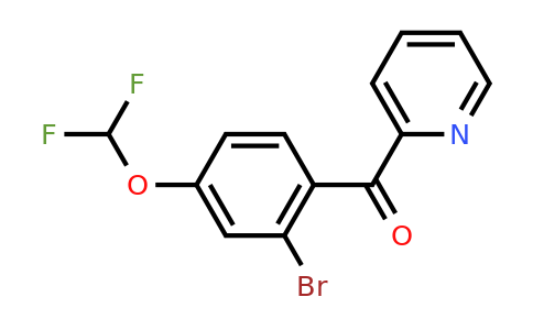 1261506-98-2 | 2-(2-Bromo-4-(difluoromethoxy)benzoyl)pyridine