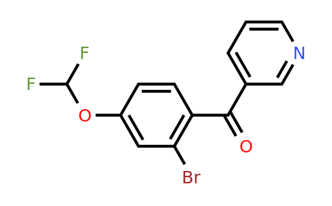 1261507-08-7 | 3-(2-Bromo-4-(difluoromethoxy)benzoyl)pyridine