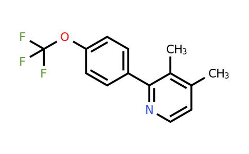 1261507-12-3 | 3,4-Dimethyl-2-(4-(trifluoromethoxy)phenyl)pyridine
