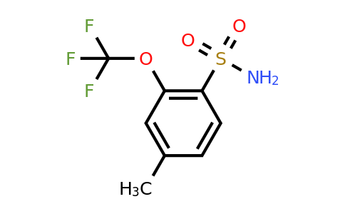 1261507-23-6 | 4-Methyl-2-(trifluoromethoxy)benzenesulfonamide