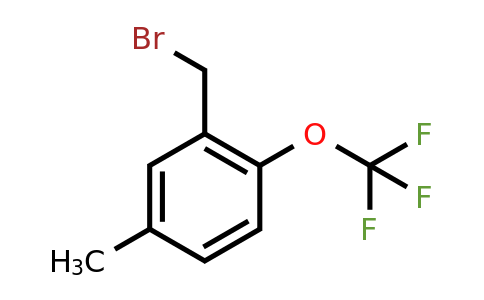1261507-99-6 | 5-Methyl-2-(trifluoromethoxy)benzyl bromide