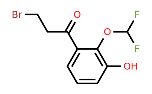 1261508-98-8 | 3-Bromo-2'-(difluoromethoxy)-3'-hydroxypropiophenone