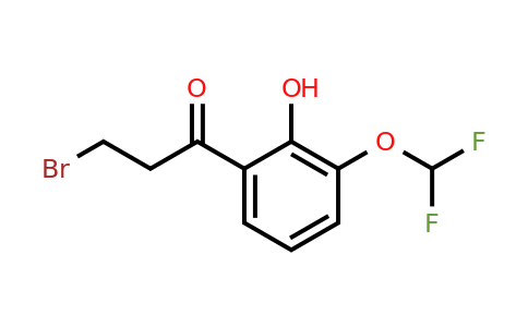 1261509-12-9 | 3-Bromo-3'-(difluoromethoxy)-2'-hydroxypropiophenone