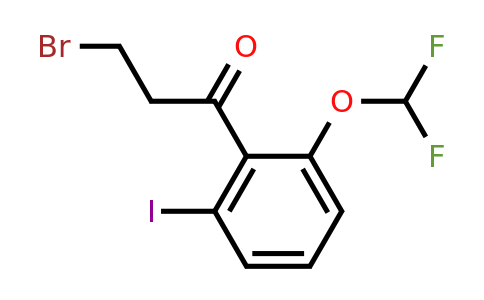1261509-25-4 | 3-Bromo-2'-(difluoromethoxy)-6'-iodopropiophenone