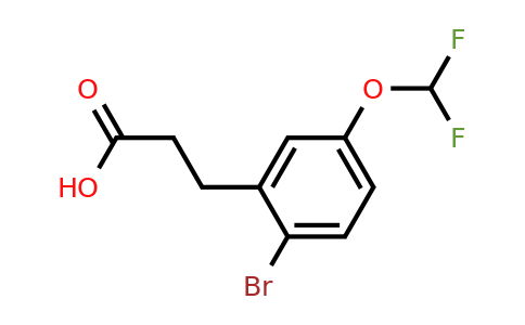 1261509-95-8 | 3-(2'-Bromo-5'-(difluoromethoxy)phenyl)propionic acid