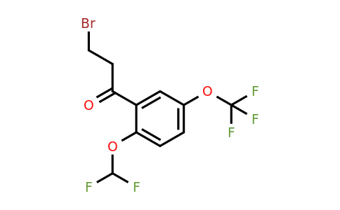 1261511-47-0 | 3-Bromo-2'-(difluoromethoxy)-5'-(trifluoromethoxy)propiophenone