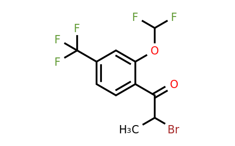 1261511-85-6 | 2-Bromo-2'-(difluoromethoxy)-4'-(trifluoromethyl)propiophenone