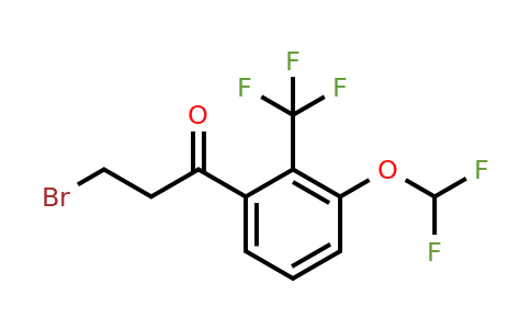 1261512-15-5 | 3-Bromo-3'-(difluoromethoxy)-2'-(trifluoromethyl)propiophenone