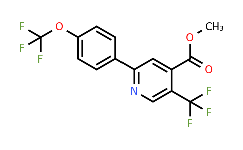 1261512-57-5 | Methyl 2-(4-(trifluoromethoxy)phenyl)-5-(trifluoromethyl)isonicotinate
