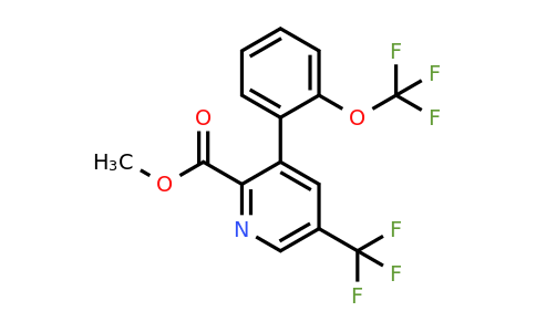 1261512-68-8 | Methyl 3-(2-(trifluoromethoxy)phenyl)-5-(trifluoromethyl)picolinate