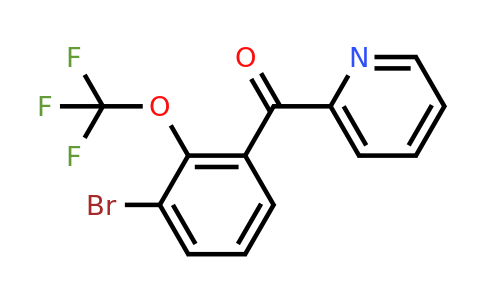 1261512-72-4 | 2-(3-Bromo-2-(trifluoromethoxy)benzoyl)pyridine