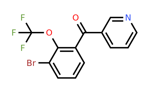 1261512-89-3 | 3-(3-Bromo-2-(trifluoromethoxy)benzoyl)pyridine