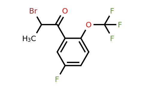 1261514-48-0 | 2-Bromo-5'-fluoro-2'-(trifluoromethoxy)propiophenone