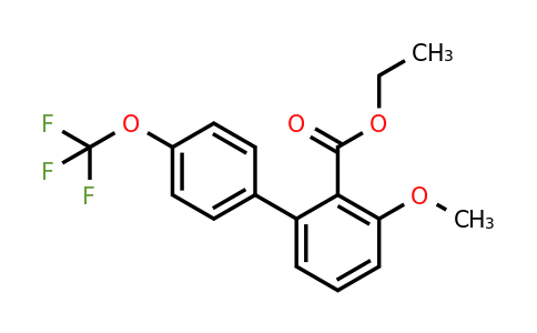1261514-89-9 | Ethyl 3-methoxy-4'-(trifluoromethoxy)biphenyl-2-carboxylate
