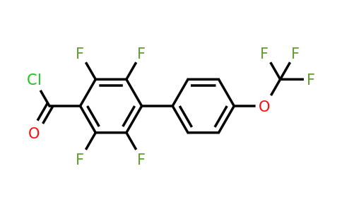 1261515-15-4 | 2,3,5,6-Tetrafluoro-4'-(trifluoromethoxy)biphenyl-4-carbonyl chloride