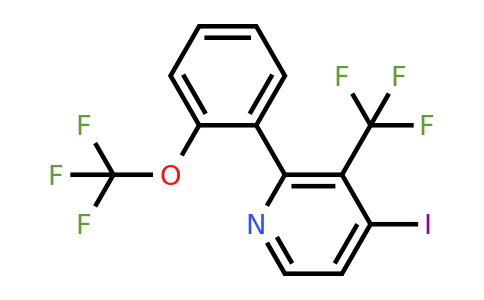 1261517-20-7 | 4-Iodo-2-(2-(trifluoromethoxy)phenyl)-3-(trifluoromethyl)pyridine