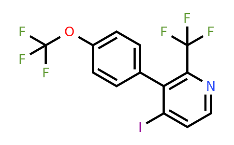 1261517-43-4 | 4-Iodo-3-(4-(trifluoromethoxy)phenyl)-2-(trifluoromethyl)pyridine