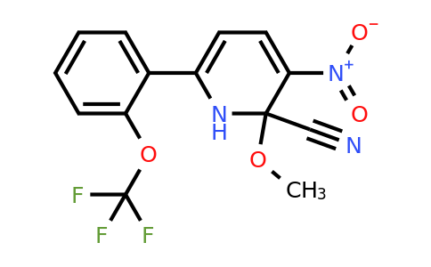 1261517-63-8 | 2-Methoxy-2-Cyano-3-nitro-6-(2-(trifluoromethoxy)phenyl)pyridine