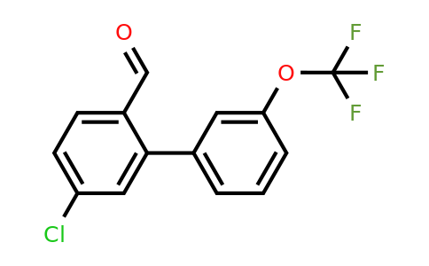 1261518-14-2 | 5-Chloro-3'-(trifluoromethoxy)biphenyl-2-carboxaldehyde