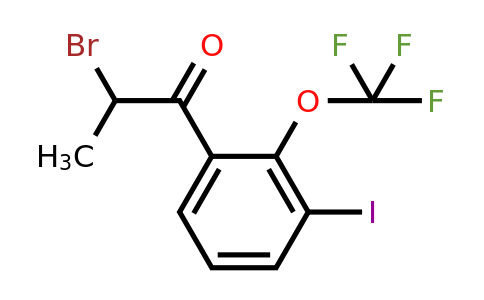 1261518-83-5 | 2-Bromo-3'-iodo-2'-(trifluoromethoxy)propiophenone