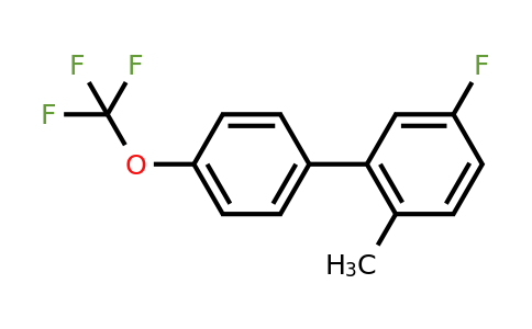 1261518-90-4 | 5-Fluoro-2-methyl-4'-(trifluoromethoxy)biphenyl