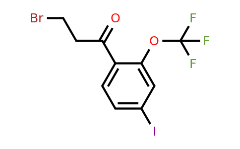 1261519-02-1 | 3-Bromo-4'-iodo-2'-(trifluoromethoxy)propiophenone