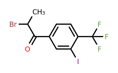 1261519-59-8 | 2-Bromo-3'-iodo-4'-(trifluoromethyl)propiophenone
