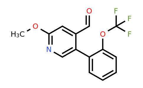 1261520-07-3 | 2-Methoxy-5-(2-(trifluoromethoxy)phenyl)isonicotinaldehyde