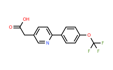 1261520-11-9 | 2-(4-(Trifluoromethoxy)phenyl)pyridine-5-acetic acid
