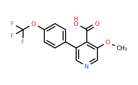 1261520-19-7 | 3-Methoxy-5-(4-(trifluoromethoxy)phenyl)isonicotinic acid