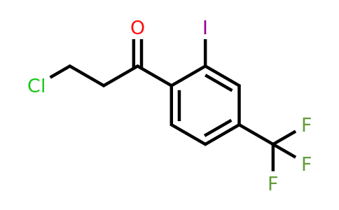 1261520-47-1 | 3-Chloro-2'-iodo-4'-(trifluoromethyl)propiophenone