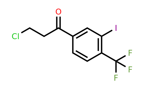 1261520-62-0 | 3-Chloro-3'-iodo-4'-(trifluoromethyl)propiophenone