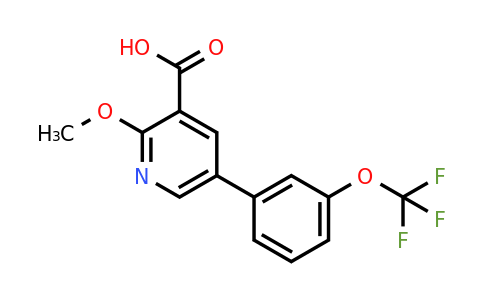 1261520-73-3 | 2-Methoxy-5-(3-(trifluoromethoxy)phenyl)nicotinic acid
