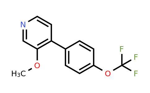1261520-94-8 | 3-Methoxy-4-(4-(trifluoromethoxy)phenyl)pyridine